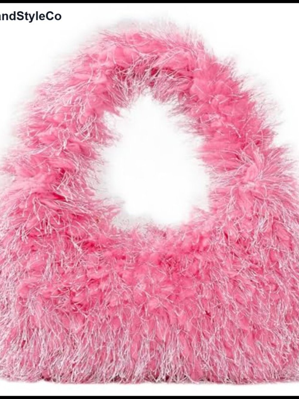 Faux Fur Fluffy Hobo Bag Furry Handbag Fuzzy Tote Plush Purse